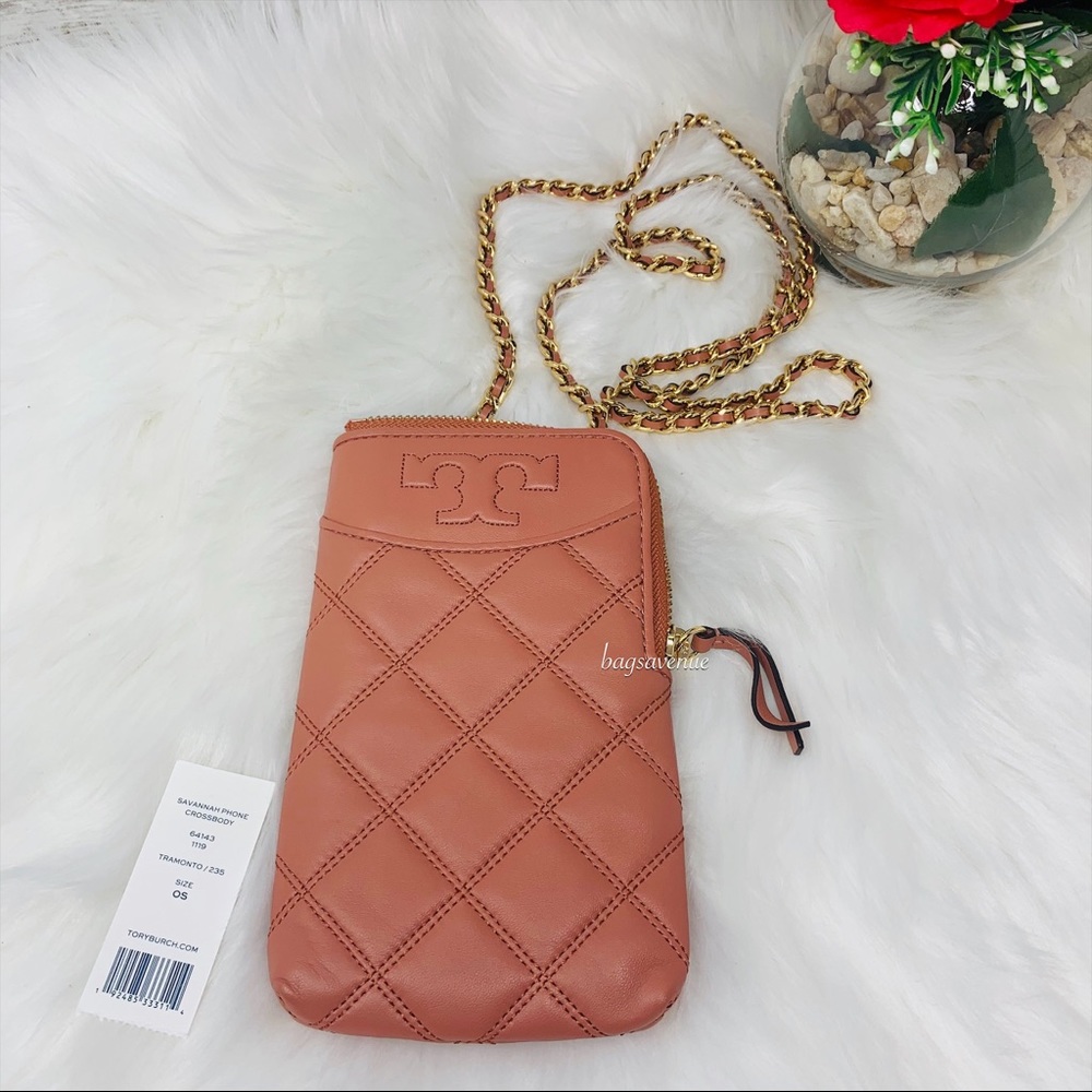 Savannah phone crossbody Tory Burch tramonto - Picture 2 of 9